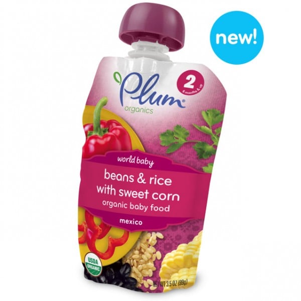 Organic Beans & Rice with Sweet Corn Baby Food