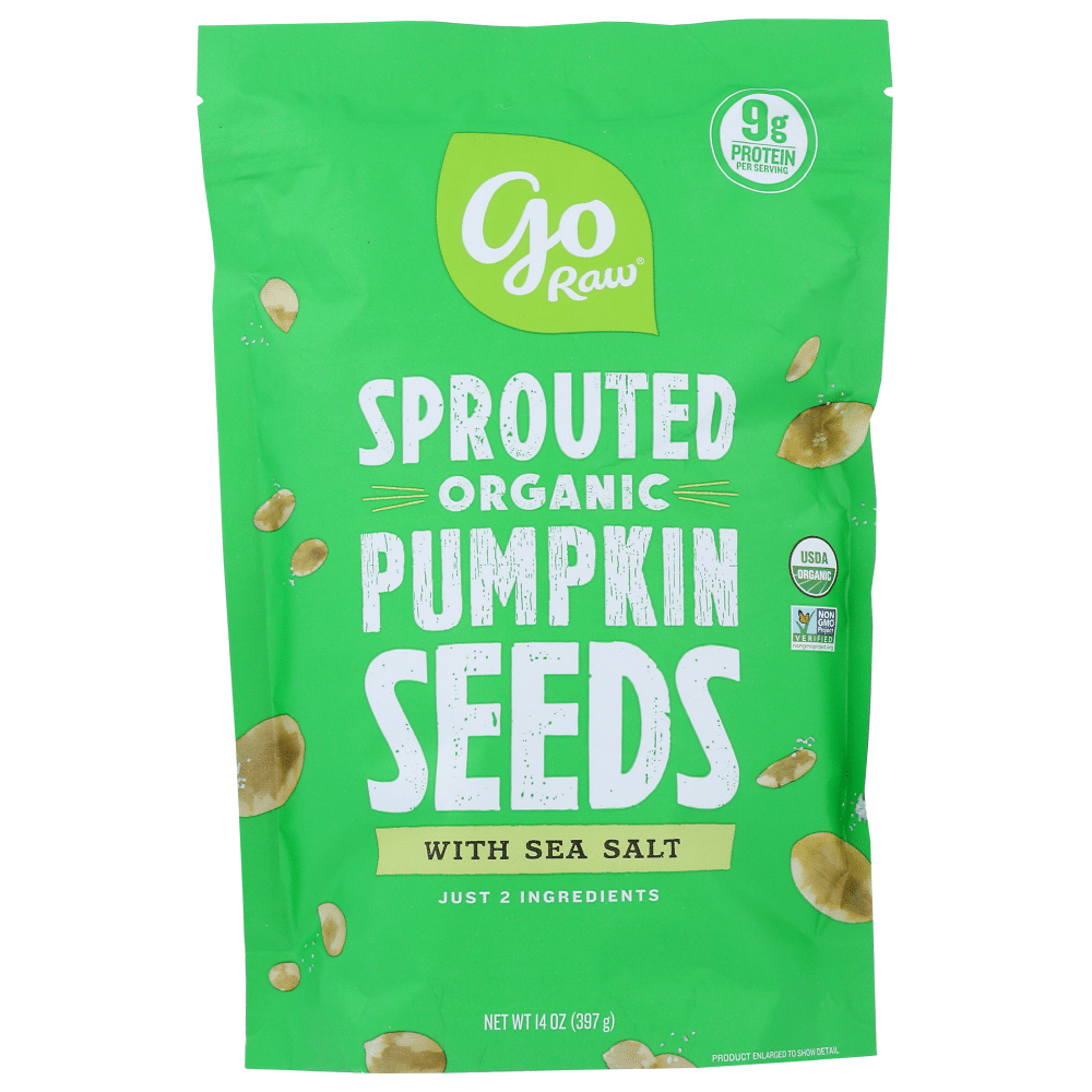 Photo of Go Raw Pumpkin Seeds With Sea Salt, Sprouted & Organic