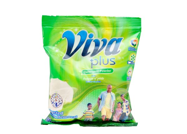 Viva Plus Freshness Of Petals Powdered Laundry Detergent - 80g