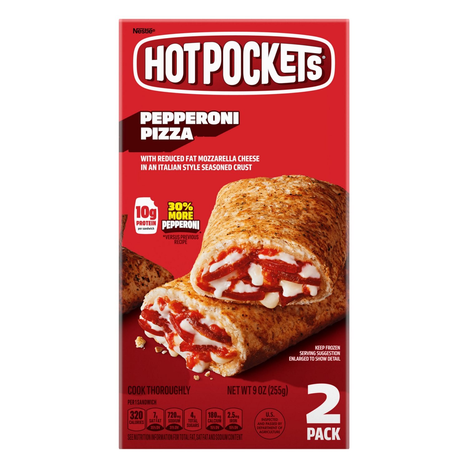 Photo of Hot Pockets Pepperoni Pizza Sandwiches