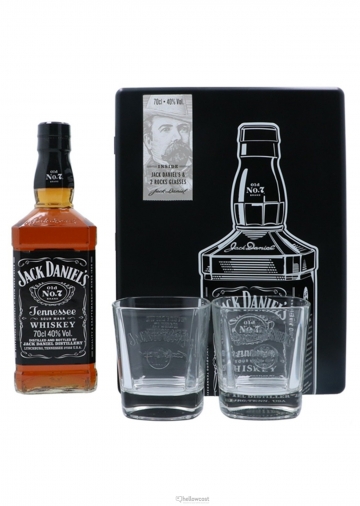 Photo of Jack Daniel’s + Verres Edition Bourbon 40% 70 Cl