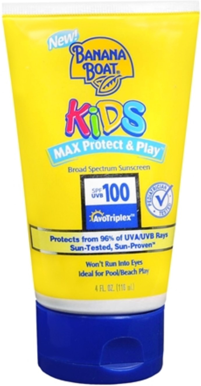 Banana Boat Kids Max Protect & Play Sunscreen Lotion SPF 100 4oz