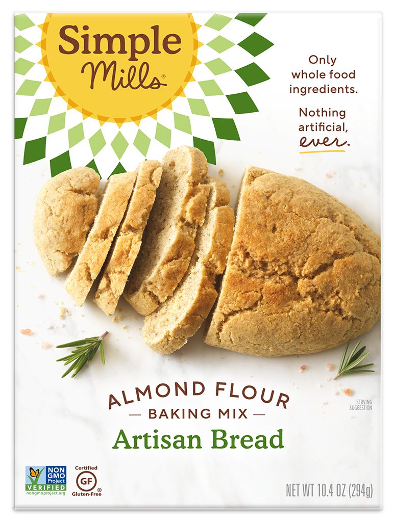 Photo of Simple Mills Baking Mix, Artisan Bread, Almond Flour - 10.4 Ounce