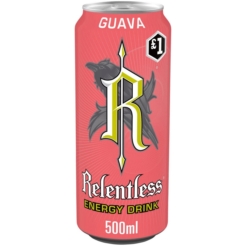 Relentless Energy Drink Guava 500ml