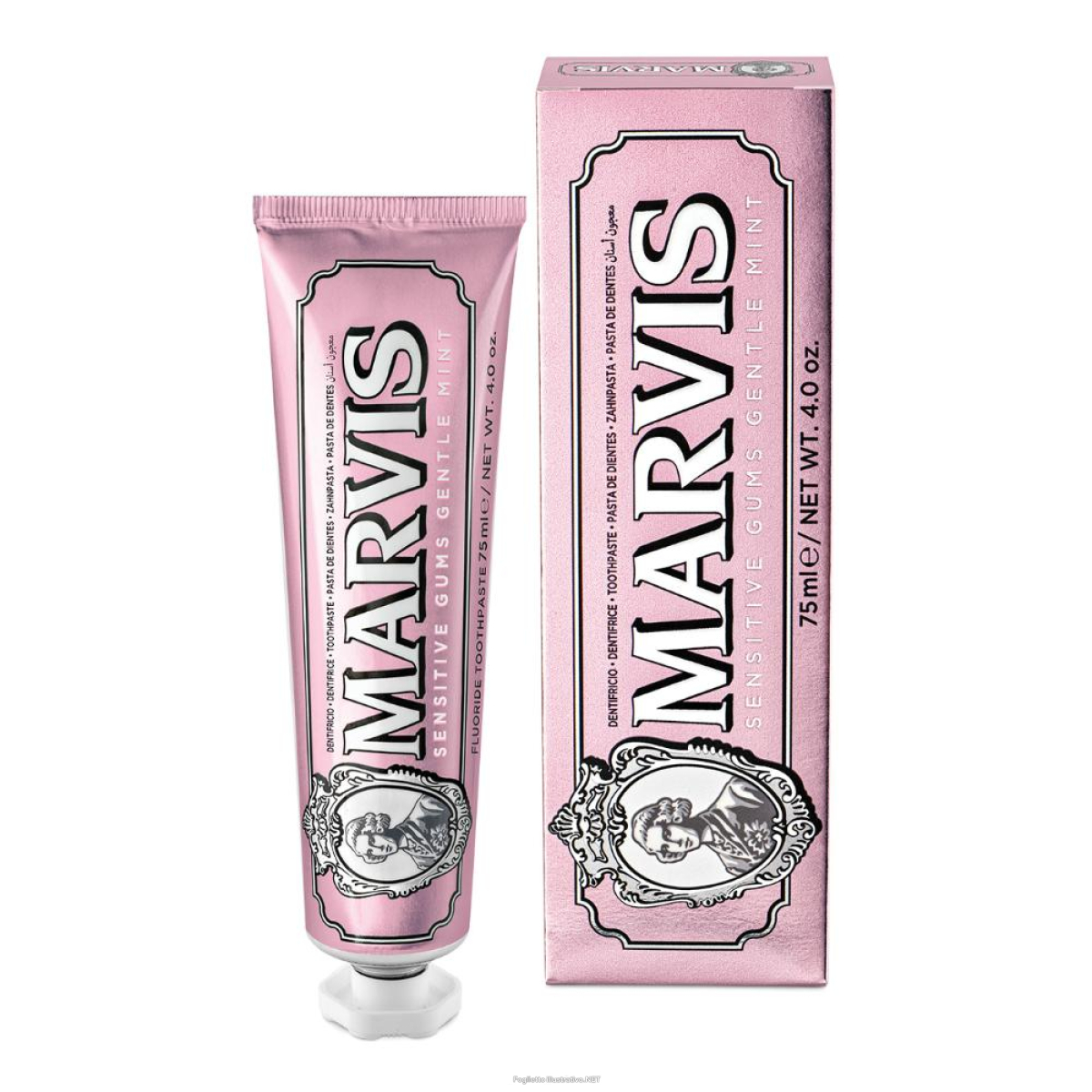 Marvis Toothpaste Sensitive Gums Gentle Mint, 75 mL