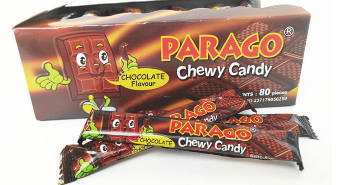 Parago Chewy Candy Chocolate Flavor