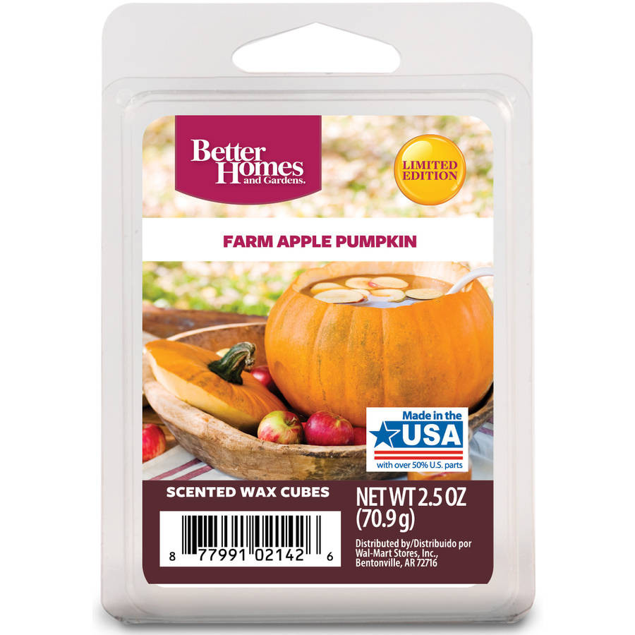 Better Homes & Gardens Farm Apple Pumpkin Scented Wax Cubes