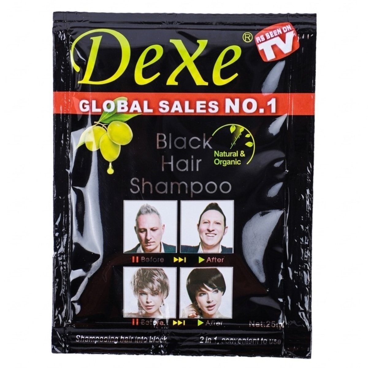 Default Manufacturer Dexe Hair Shampoo Black 25g
