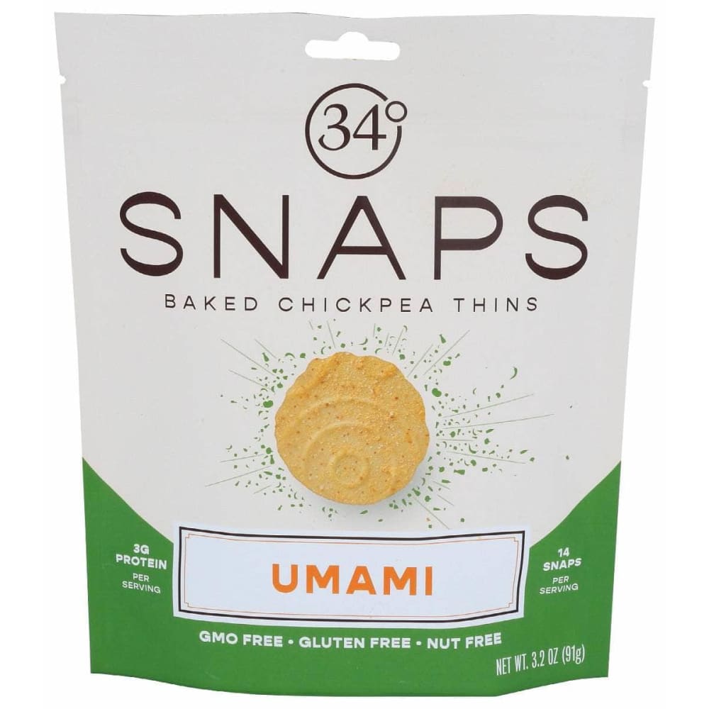 Umami Baked Chickpea Thins Snaps, Umami