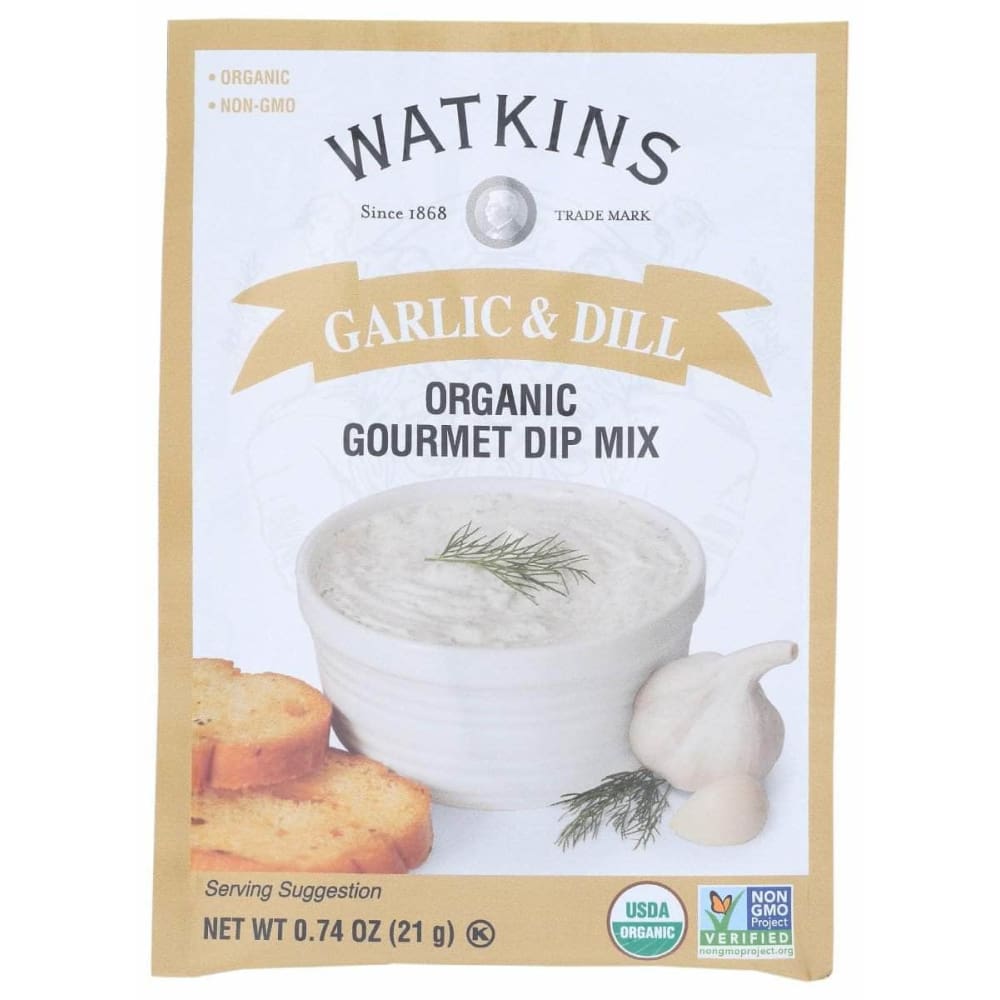 Garlic & Dill Organic Gourmet Dip Mix, Garlic & Dill