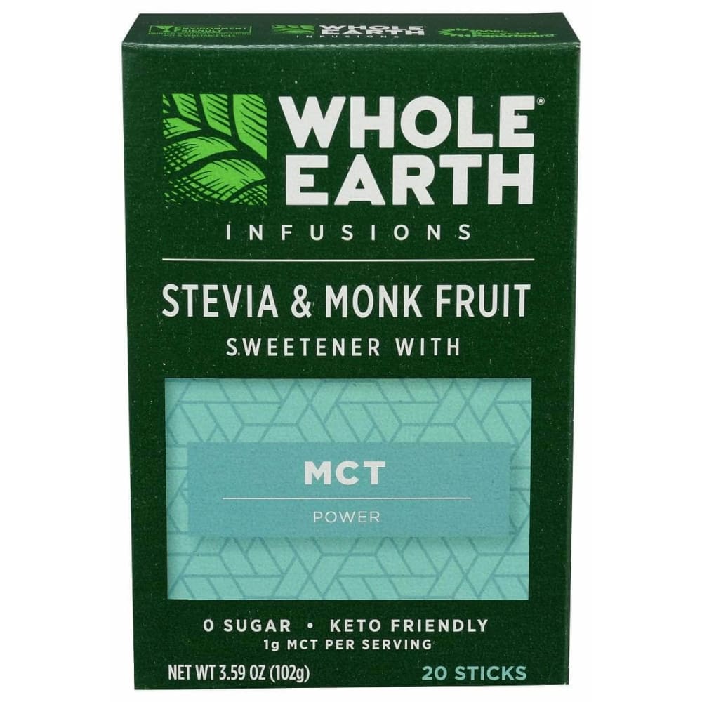 Stevia & Monk Fruit Sweetener with Mct Power Sticks