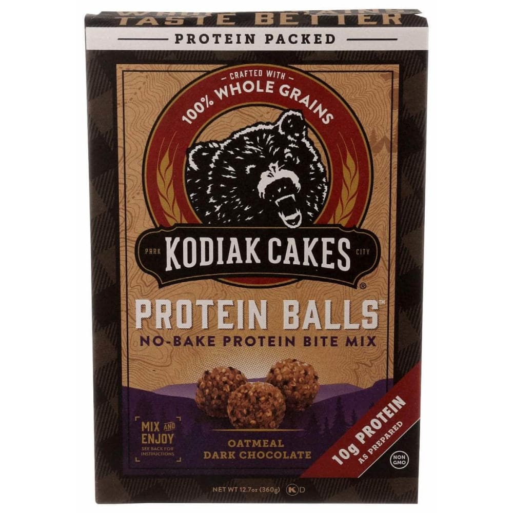 Photo of Kodiak Cakes Protein Bite Mix, No Bake, Oatmeal Dark Chocolate 12.7 Oz