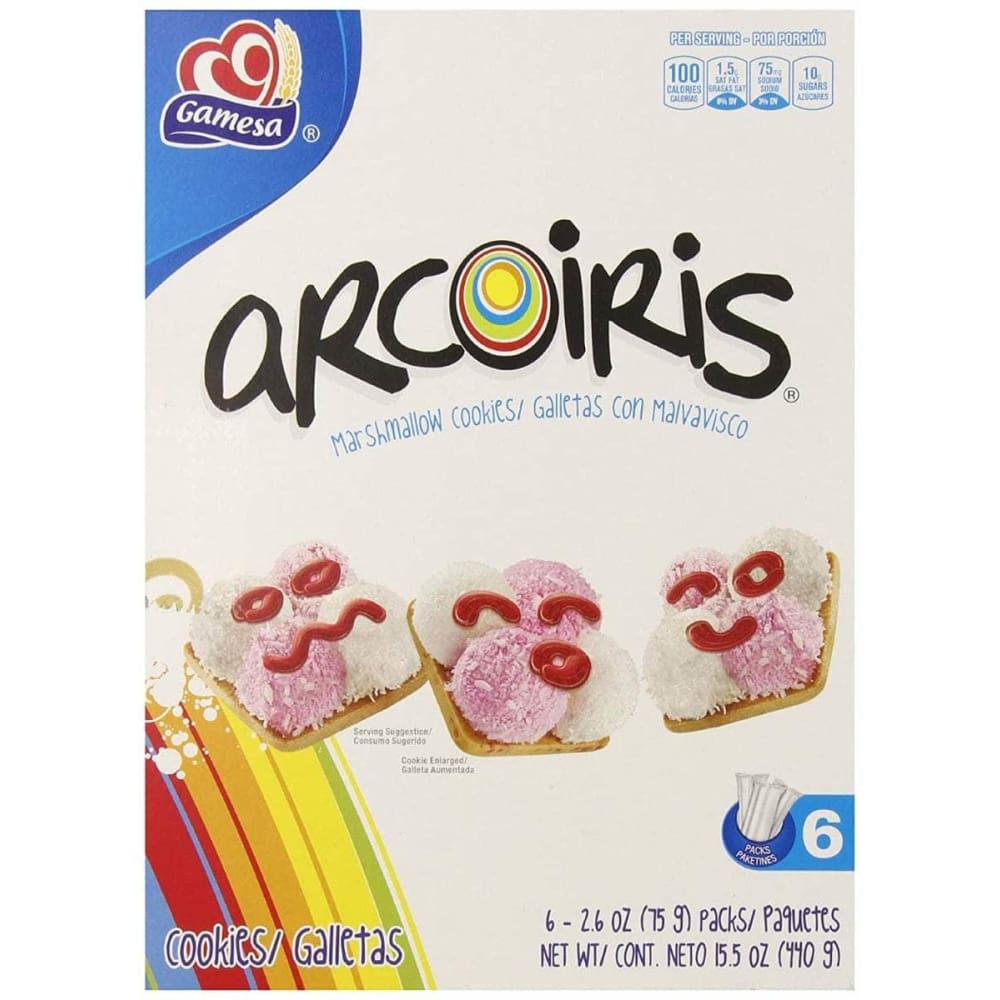 Photo of Gamesa Arcoiris Marshmallow Cookies, 15.5 Oz