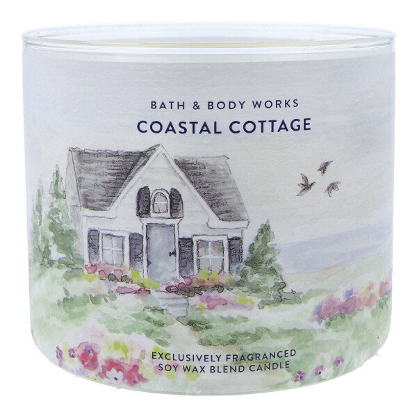Bath & Body Works Coastal Cottage 3-Docht-Kerze 411g