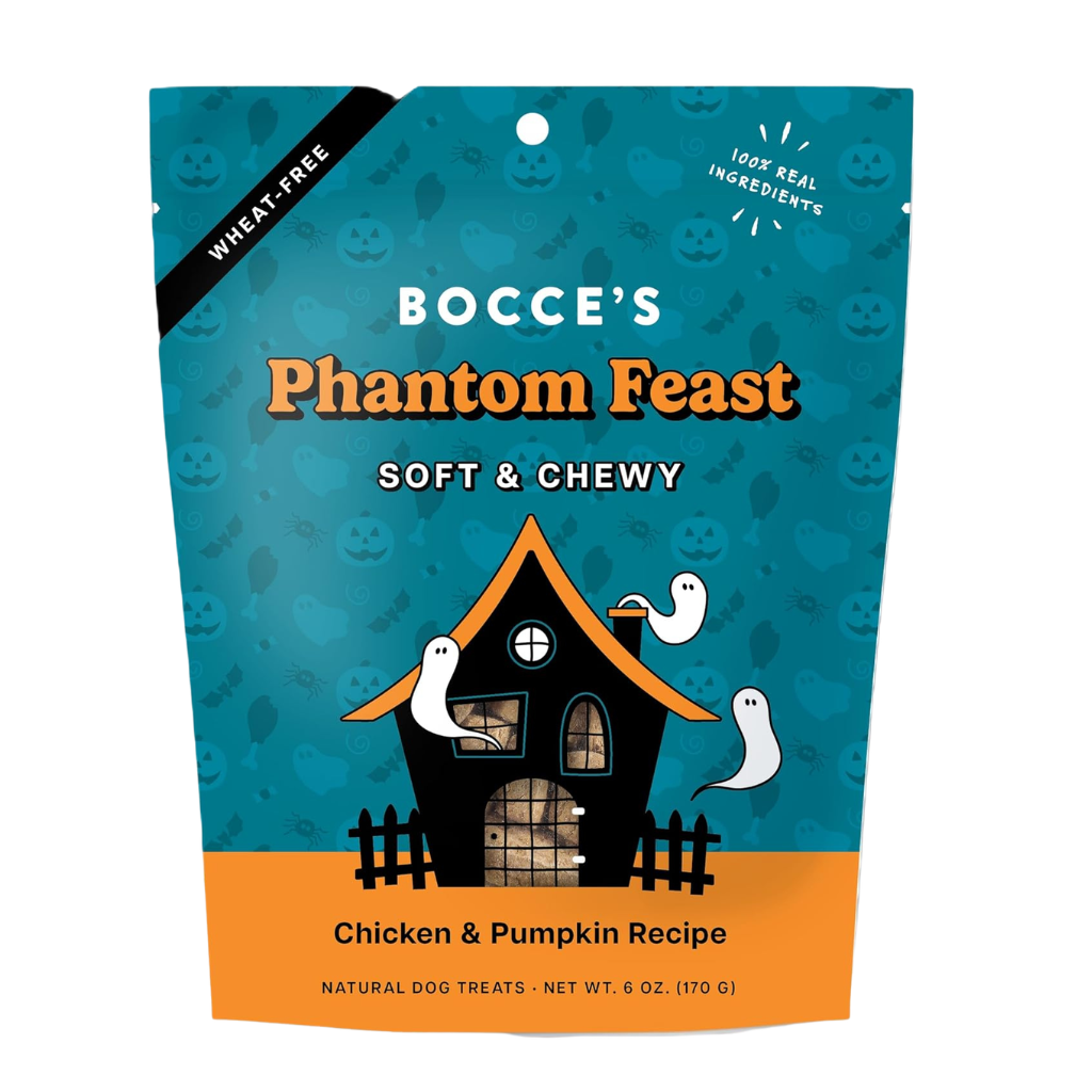 Bocce's Bakery Phantom Feast Soft & Chewy Halloween Dog Treats 6 Oz