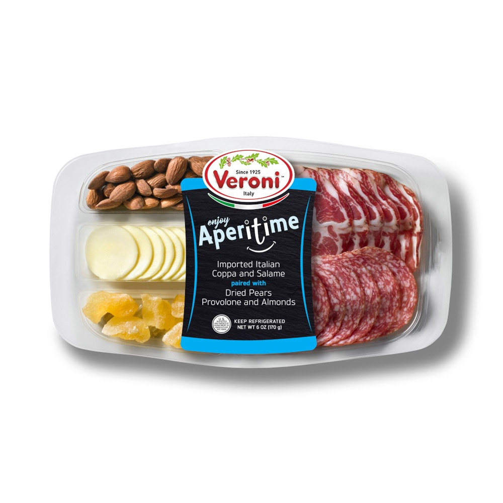 Photo of Veroni Aperitime Coppa, Salame, Pears, Provolone & Almonds