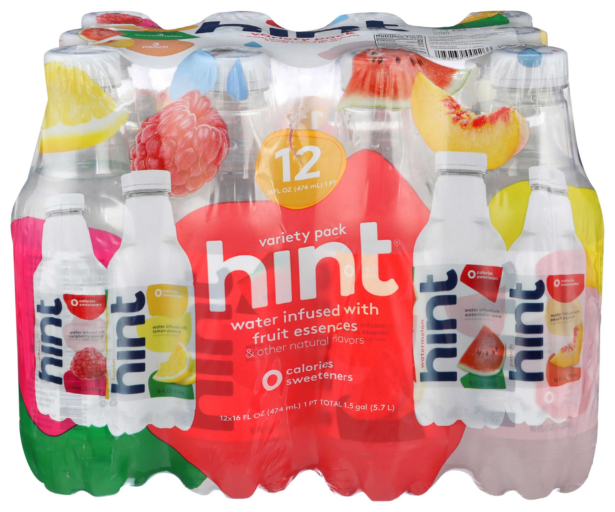 Hint inf water variety pack 16 oz bottles upc 184739002266 go upc
