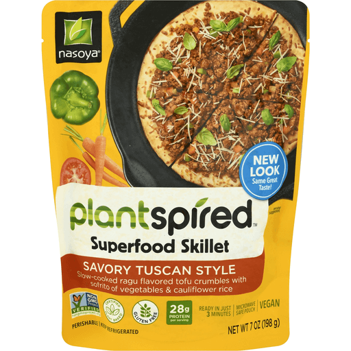 Savory Tuscan Style Slow-Cooked Ragu Flavored Tofu Crumbles with Sofrito of Vegetables &