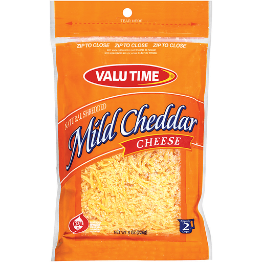 Shredded Mild Cheddar Cheese
