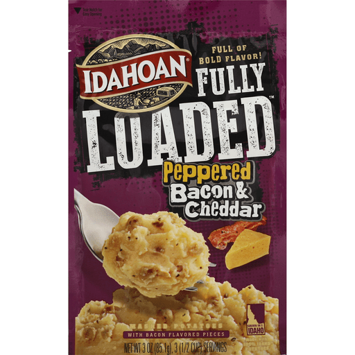 Fully Loaded Peppered Bacon & Cheddar Mashed Potatoes, Fully Loaded