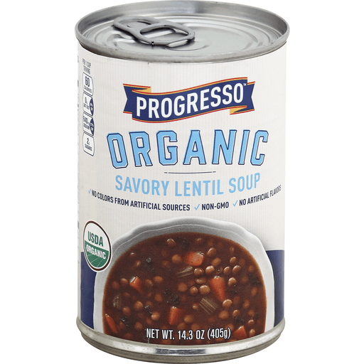 Progresso Organic Savory Lentil Soup