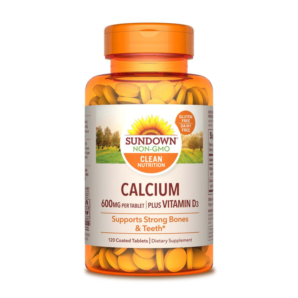 Sundown Vitamins - Calcium 600 Mg 120 Coated Tablets