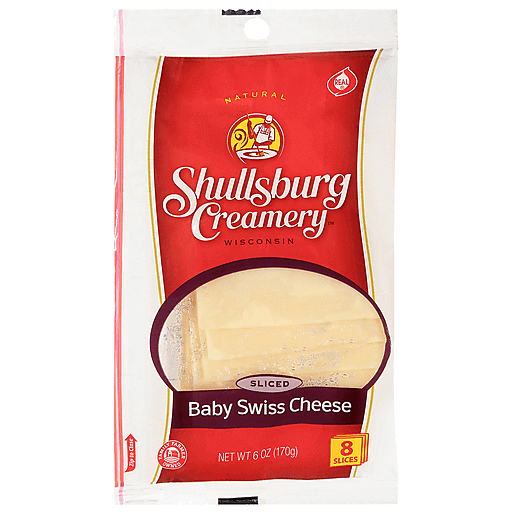 Shullsburg Creamery, Sliced Baby Swiss Cheese