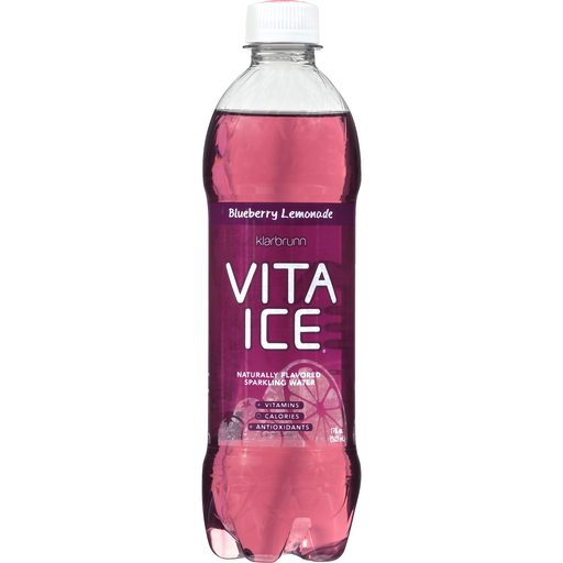 Klarbrunn, Vita Ice Sparkling Water, Blueberry Lemonade