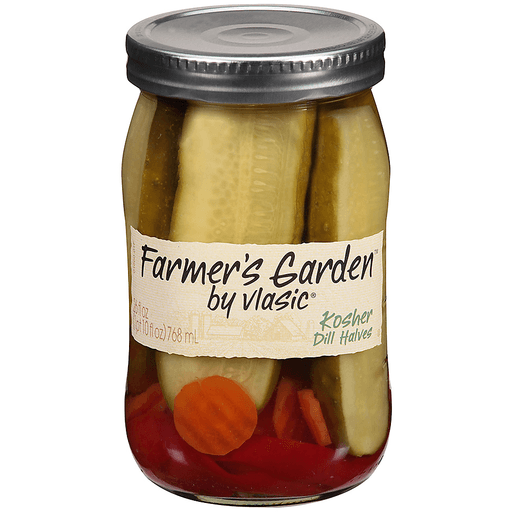 Vlasic, Farmer'S Garden Kosher Dill Halves, Kosher Dill, Kosher Dill