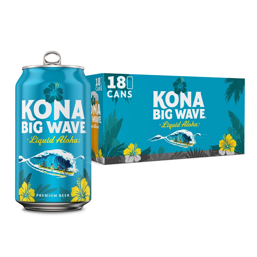 Photo of Kona Big Wave Beer, Premium, Liquid Aloha