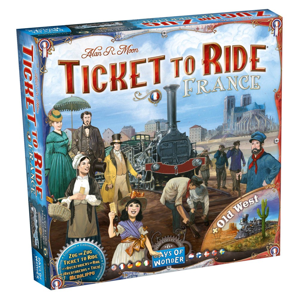 Days of Wonder Ticket To Ride Map Collection France & Old West