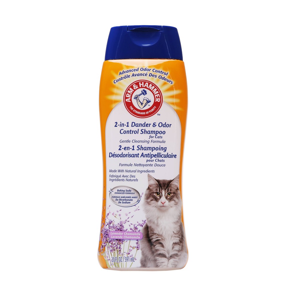 Arm & Hammer Deodorizing Dander Reducing Shampoo For Cats 20 Fl Oz