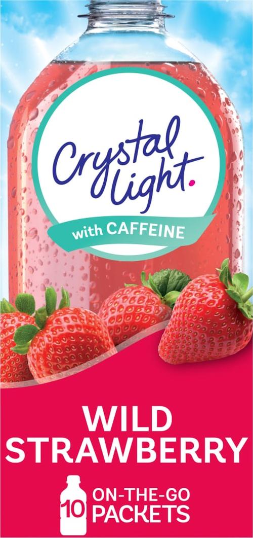 Photo of Crystal Light Wild Strawberry With Caffeine Drink Mix Packets
