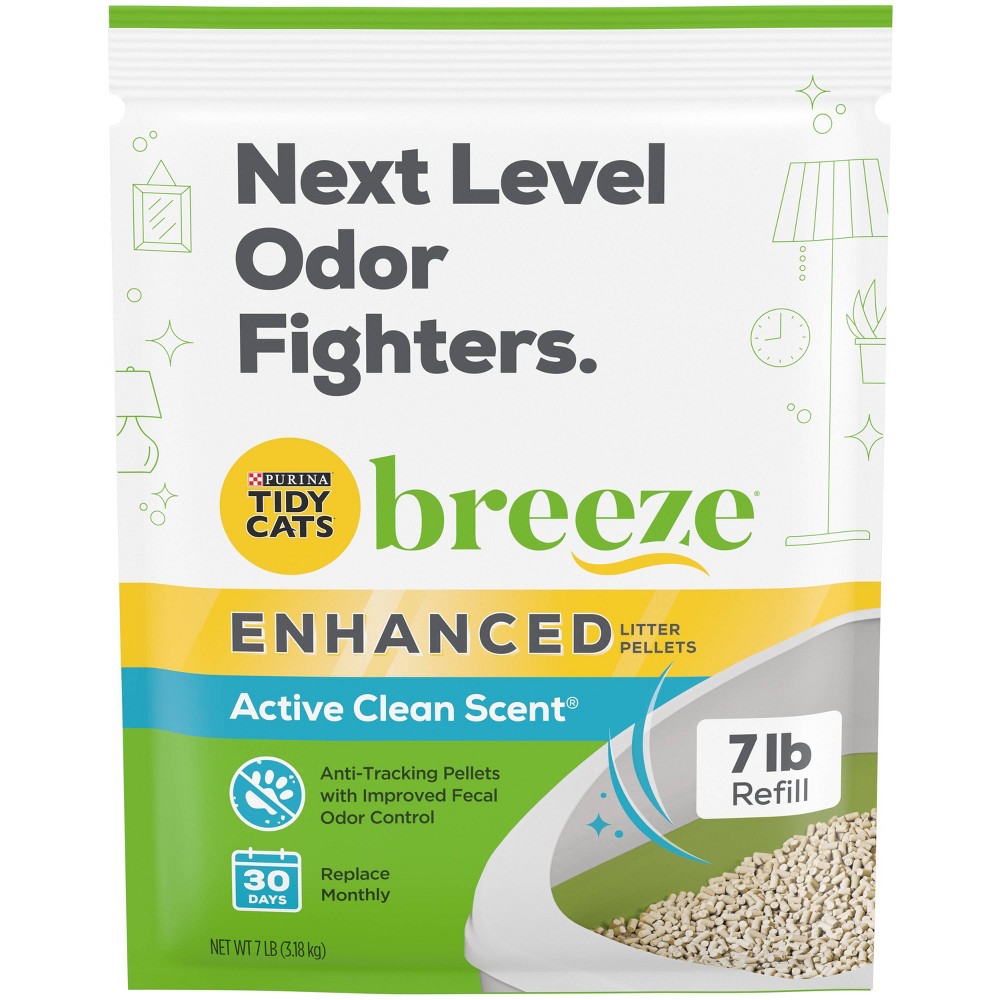 Photo of Tidy Cats Breeze Enhanced Active Clean Pellets Cat Litter - 7lbs