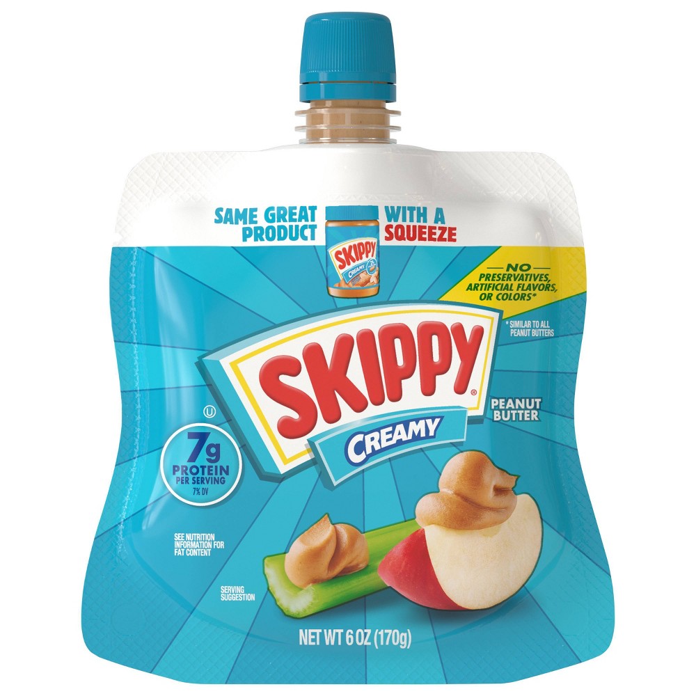 Photo of Skippy Peanut Butter Squeeze Pack Creamy