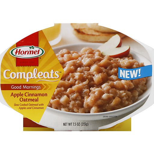 Hormel, Compleats, Apple Cinnamon Oatmeal