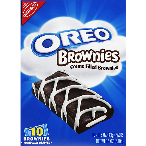 Oreo Brownies, Creme Filled