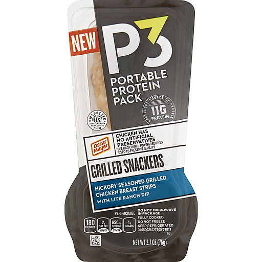P3 Portable Protein Pack Grill Snackers