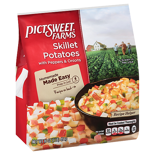 Skillet Potatoes with Peppers & Onions