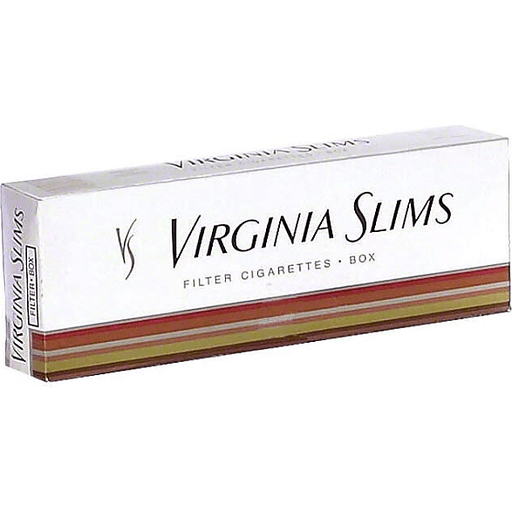Virginia Slims Filter Cigarettes, Box