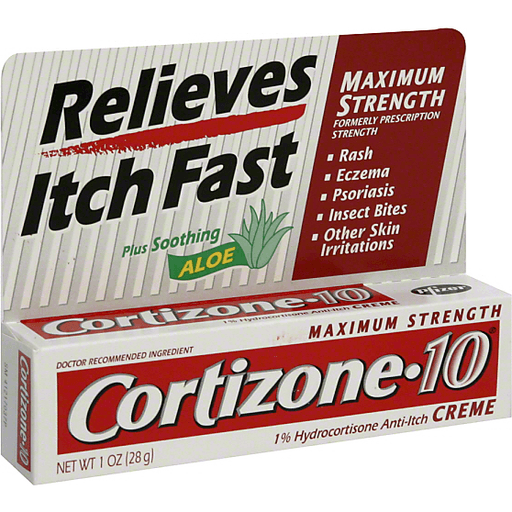 Cortizone 1% Hydrocortisone Anti-Itch Creme Plus Soothing Aloe, Maximum Strength