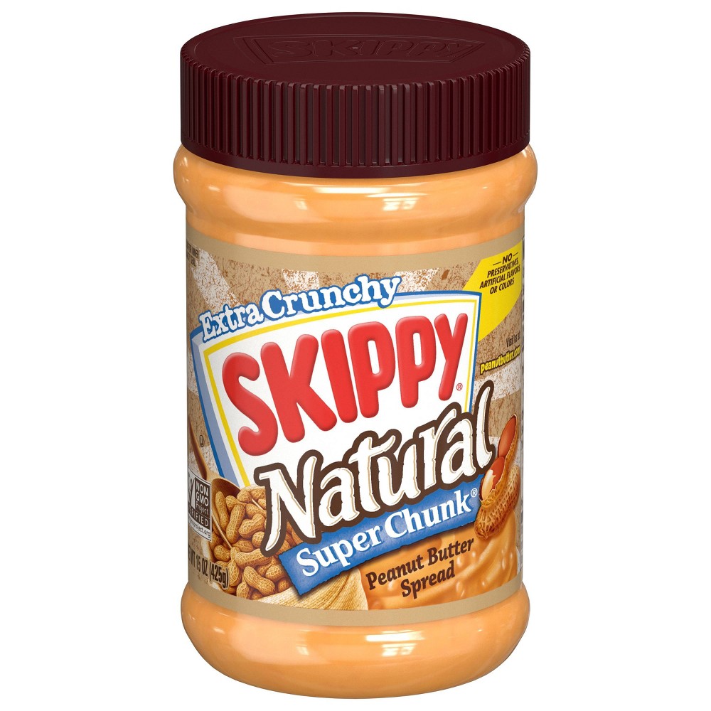 Skippy, Natural Super Chunk Peanut Butter Spread, Super Chunk