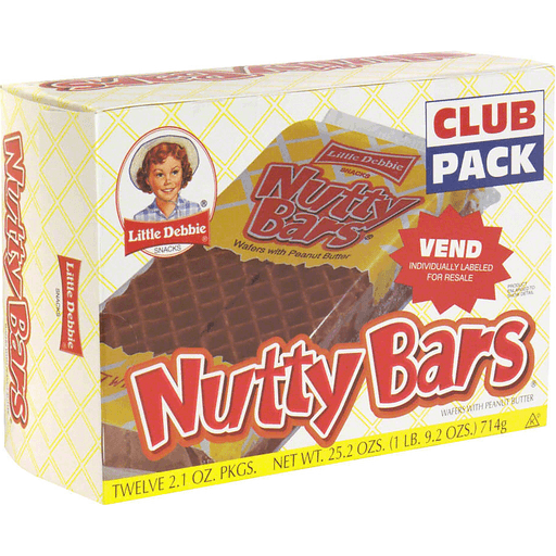 Nutty Bars Wafers with Peanut Butter