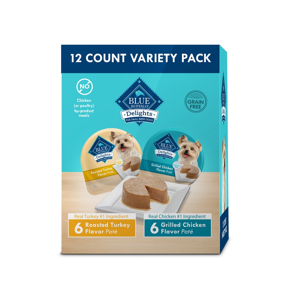 Blue Delights Dog Food, Variety Pack, For Small Breed Dogs