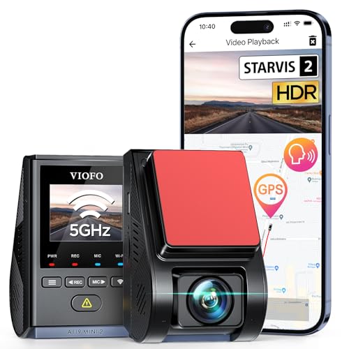 Photo of Viofo Dash Cam A119 Mini 2, STARVIS 2 Sensor, 2K 60fps/HDR 30fps Voice Control Car Dash Camera With 5GHz Wi-Fi GPS, Night Vision 2.0, 24H Parking Mode, Supercapacitor, Support 512GB Max