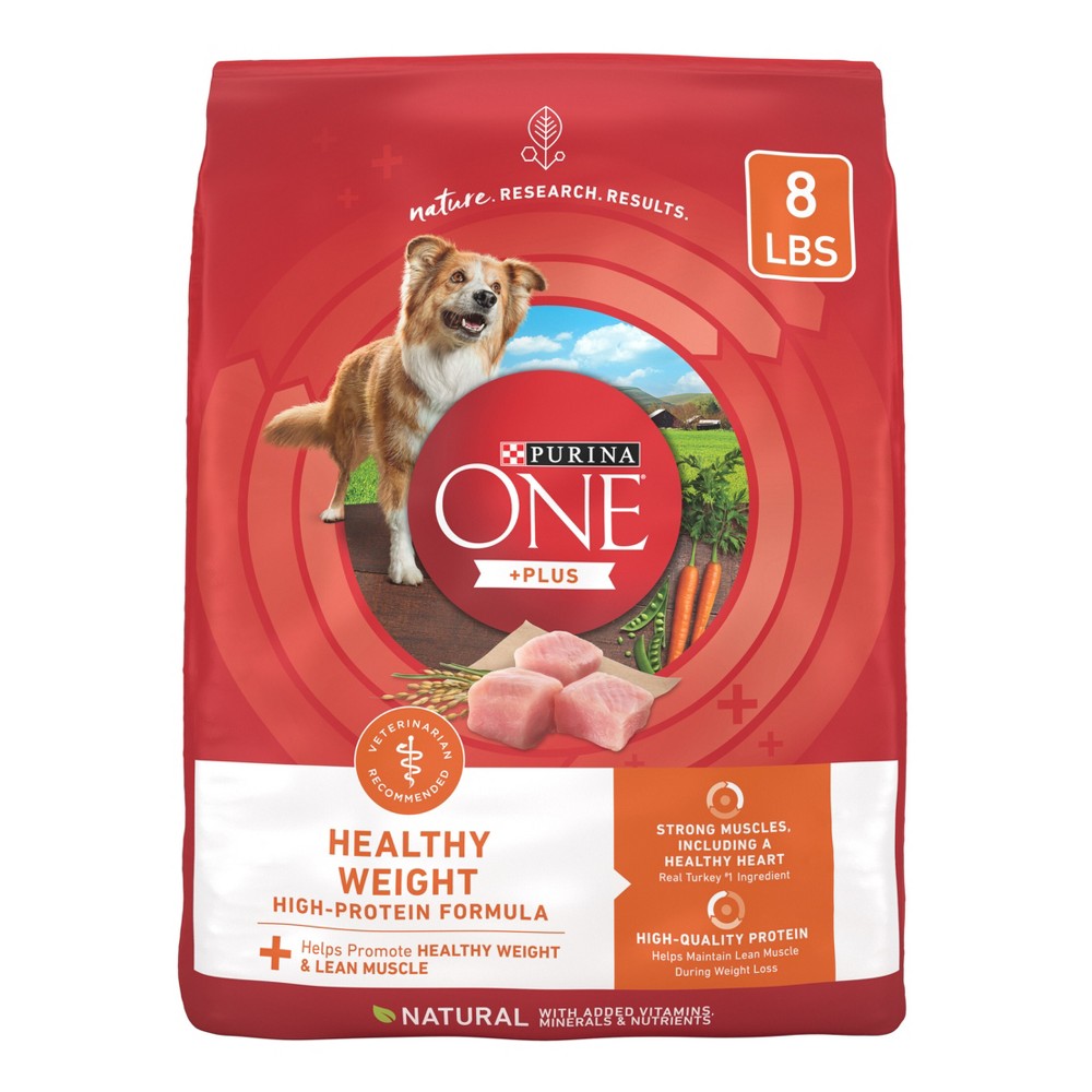 ONE Purina Plus Healthy Weight Dog Food Dry Formula 8 Lb Bag