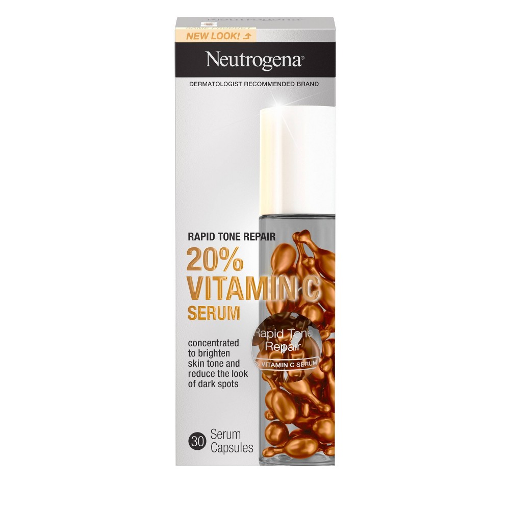 Neutrogena - Rapid Tone Repair Vitamin C Brightening Serum Capsules- 30 Count