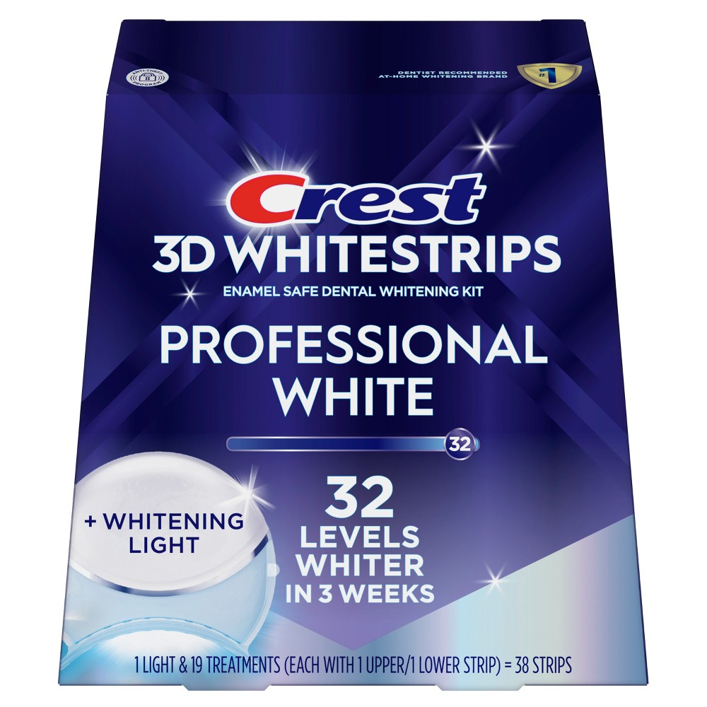 Crest Whitestrips - Professional White + Led - 38 Strips