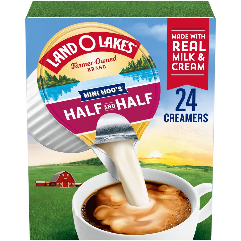 Photo of Land O' Lakes Mini Moos Half &Half Creamers 24CT Single Serve PKG