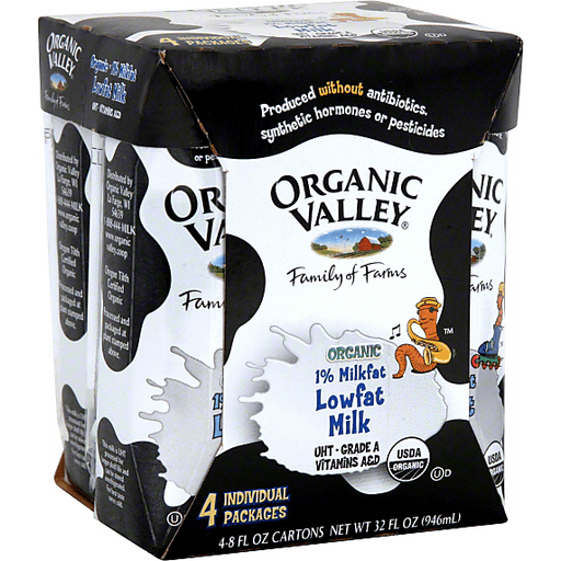 Organic Valley, Organic 1% Milkfat Lowfat Milk